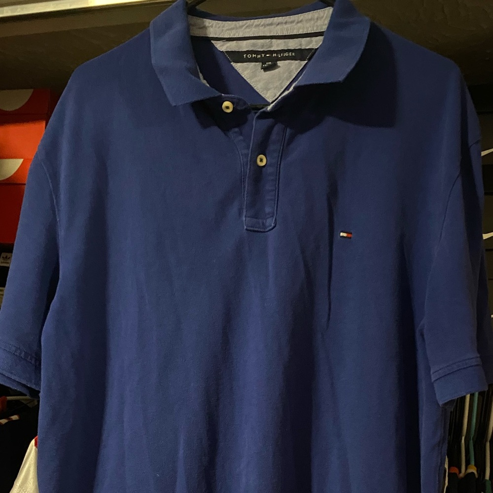 Tommy Hilfiger Blue polo shirt Size XXL